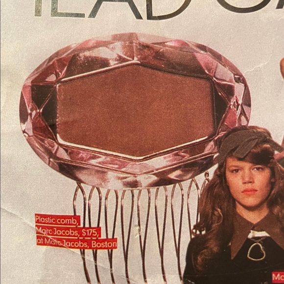 True vintage Marc Jacobs runway couture hair clip - HUGE XL - Picture 3 of 10